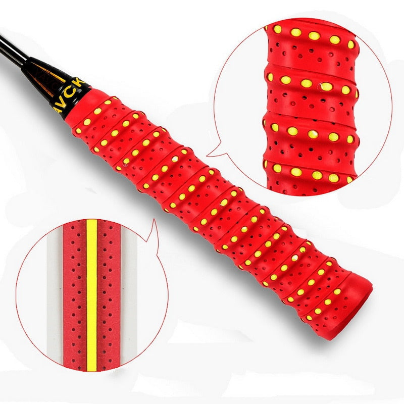 Anti-slip Tennis Racket Grip Tape Badminton Grip Sport Tape Over Grip 10pcs - activesportslife