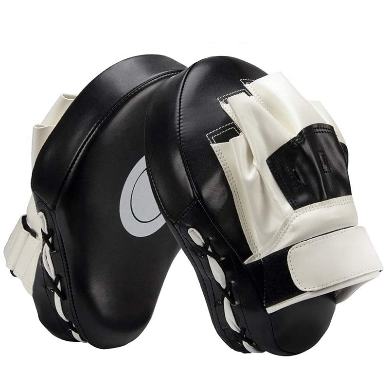New 2pc Curved Boxing Focus Punching Pads For Taekwondo Muay thai Karate Adults Kids Training Pads - activesportslife