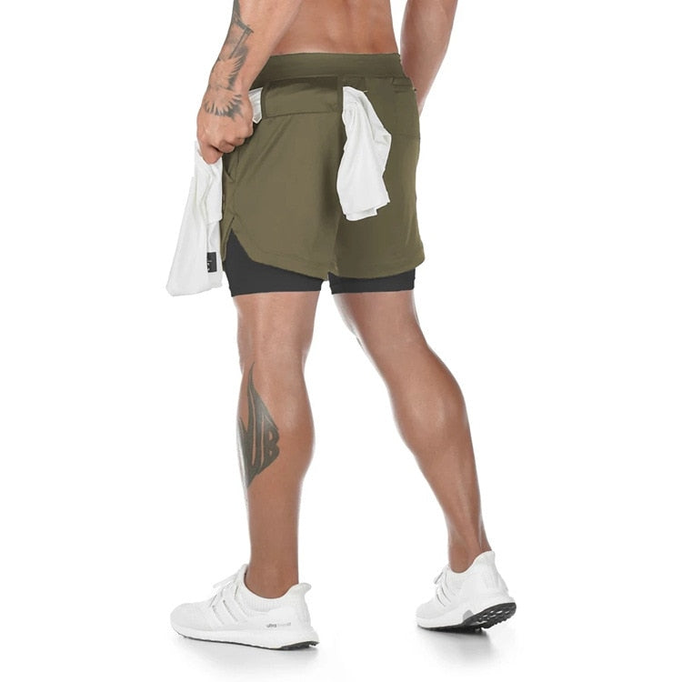 Men's Camo Quick Dry Gym Shorts - activesportslife