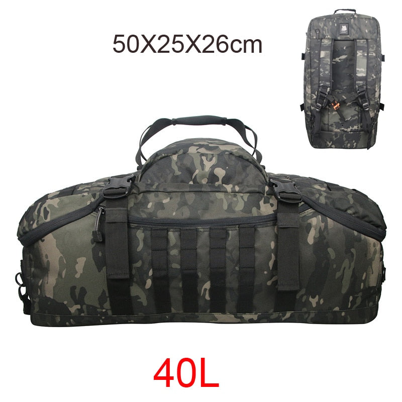 Gym Fitness Bag Camping Trekking Hiking Travel, Waterproof Hunting Bag Assault Military Outdoor Rucksack Tactical Backpack - activesportslife