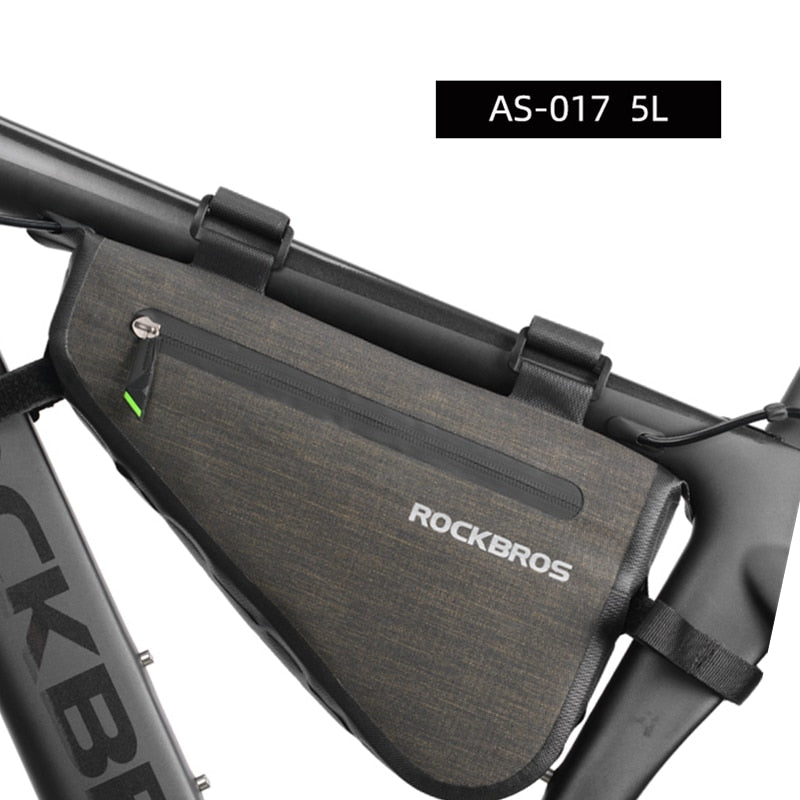 ROCKBROS Bicycle Bags Top Tube Front Frame Bag Waterproof Dirt-resistant Bike Accessories Bags - activesportslife