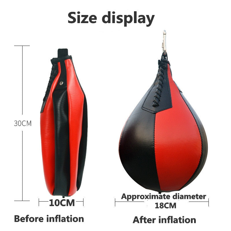 Boxing speed punching ball suspended pear-shaped reaction ball - activesportslife