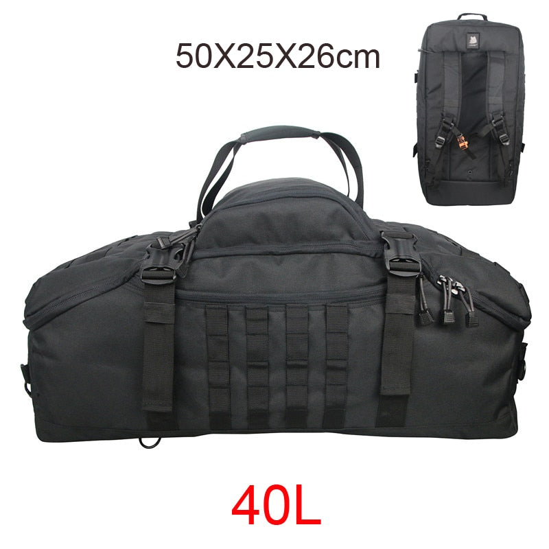 Gym Fitness Bag Camping Trekking Hiking Travel, Waterproof Hunting Bag Assault Military Outdoor Rucksack Tactical Backpack - activesportslife