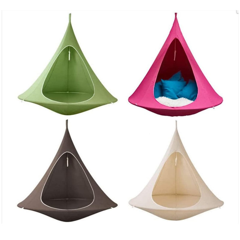 Outdoor Camping Waterproof Leisure Hanging Sofa Tent For Multi-person Butterfly Swing Hammock - activesportslife