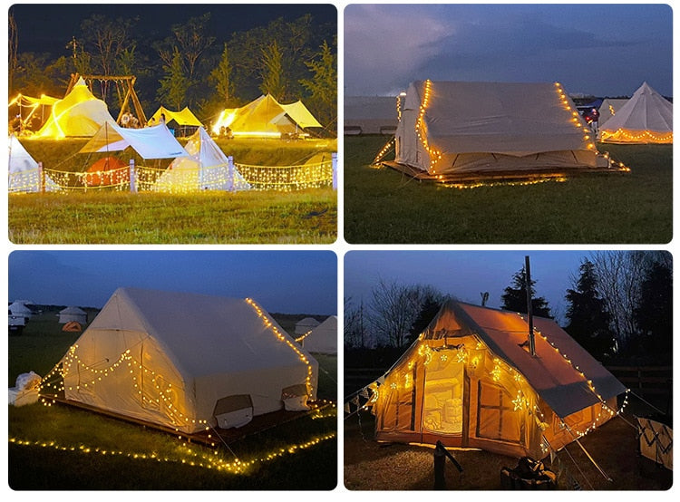 Square Super Large Family Outdoor Inflatable Tent Hotel Bed Waterproof Camping Tent - activesportslife
