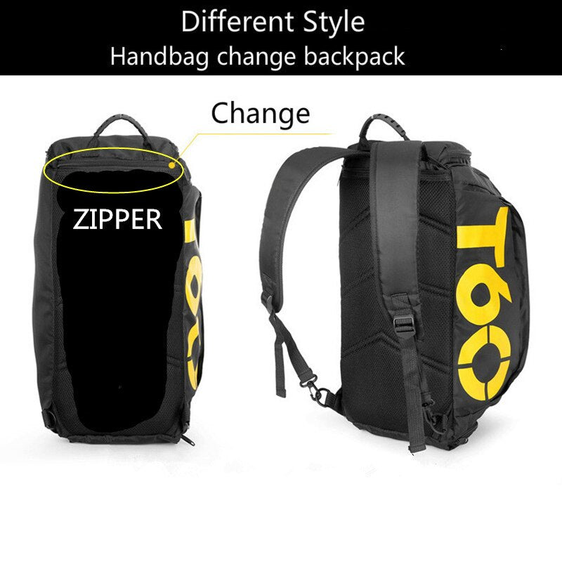 T60 Gym Bag Waterproof Fitness Bag Ultralight - activesportslife