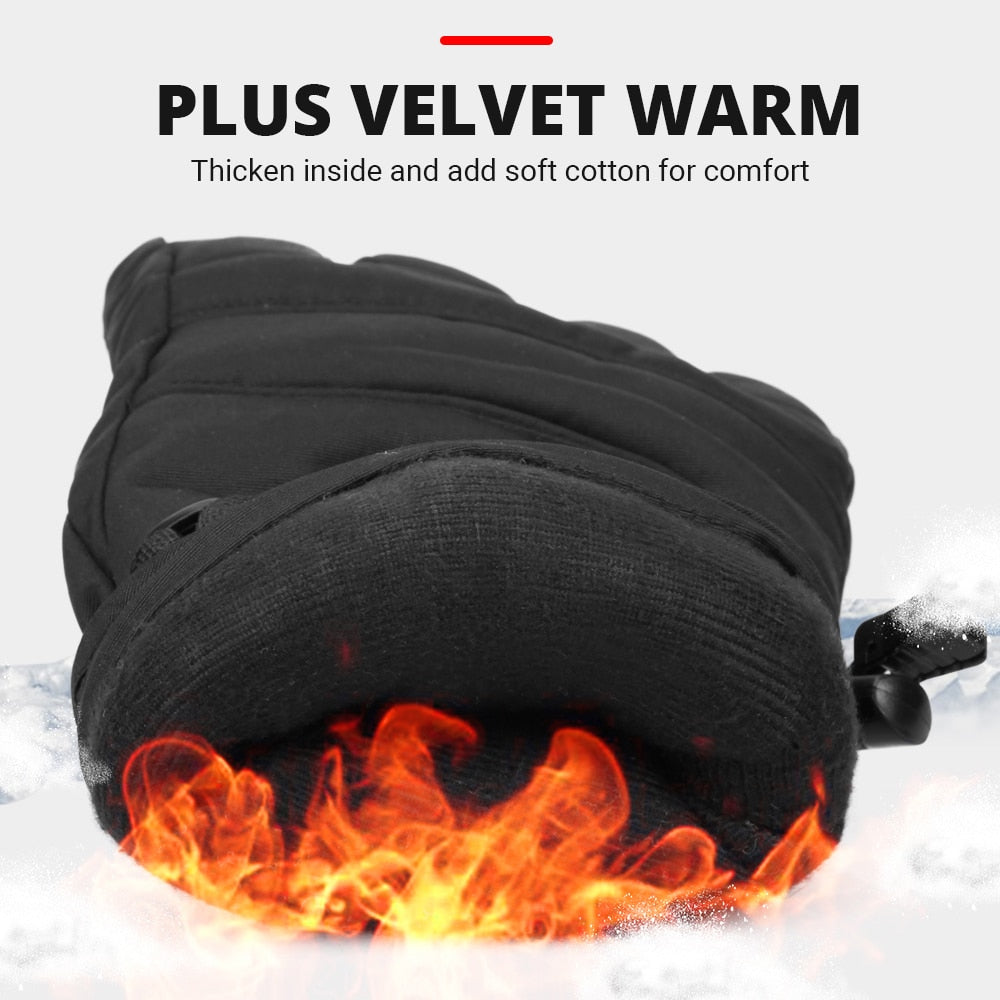 Winter Heated Gloves For Men Women Touchscreen USB Heated Gloves Camping Hiking Water-resistant Moto Gloves - activesportslife
