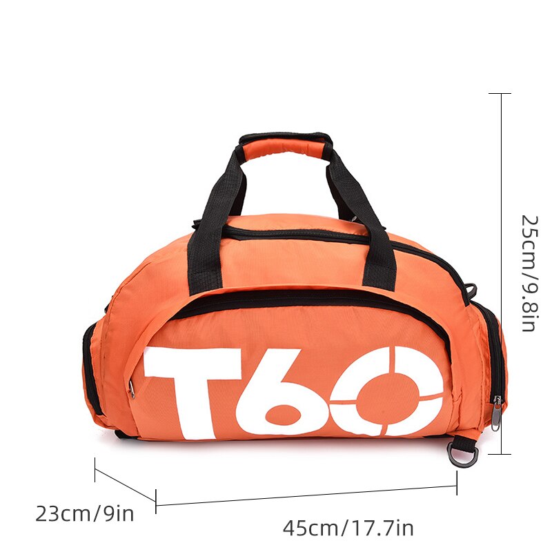T60 Gym Bag Waterproof Fitness Bag Ultralight - activesportslife