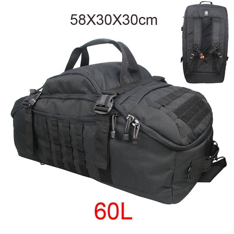 Gym Fitness Bag Camping Trekking Hiking Travel, Waterproof Hunting Bag Assault Military Outdoor Rucksack Tactical Backpack - activesportslife