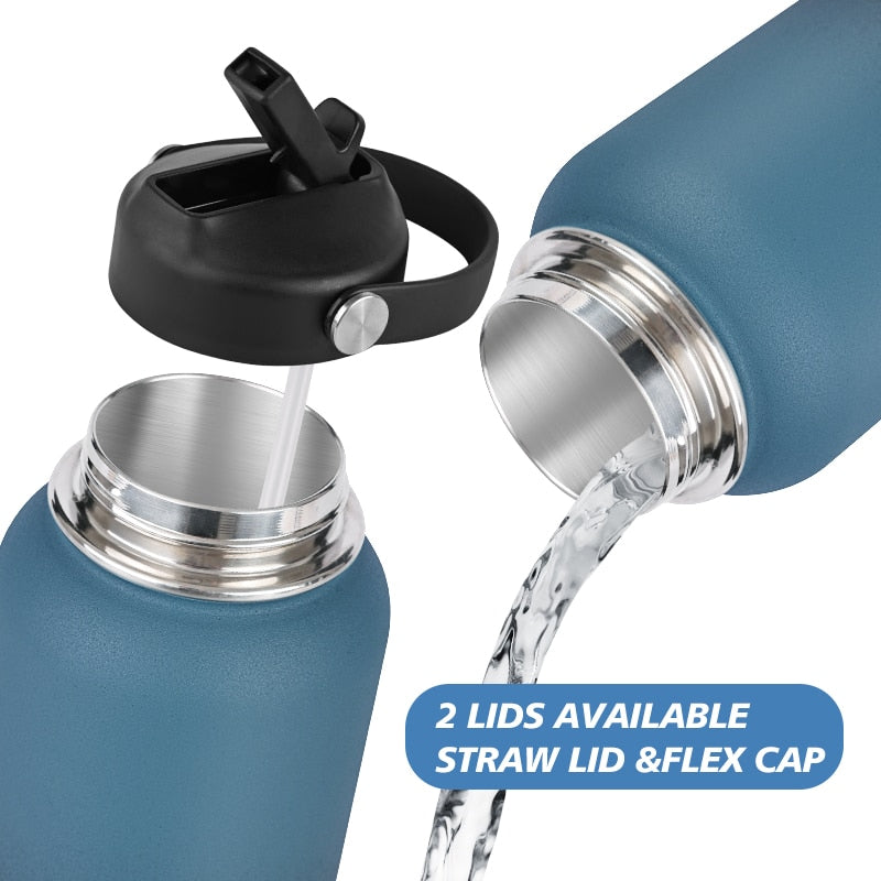 Vacuum Stainless Steel Large Capacity Thermos Cup, Suitable For Outdoor Camping Picnic - activesportslife