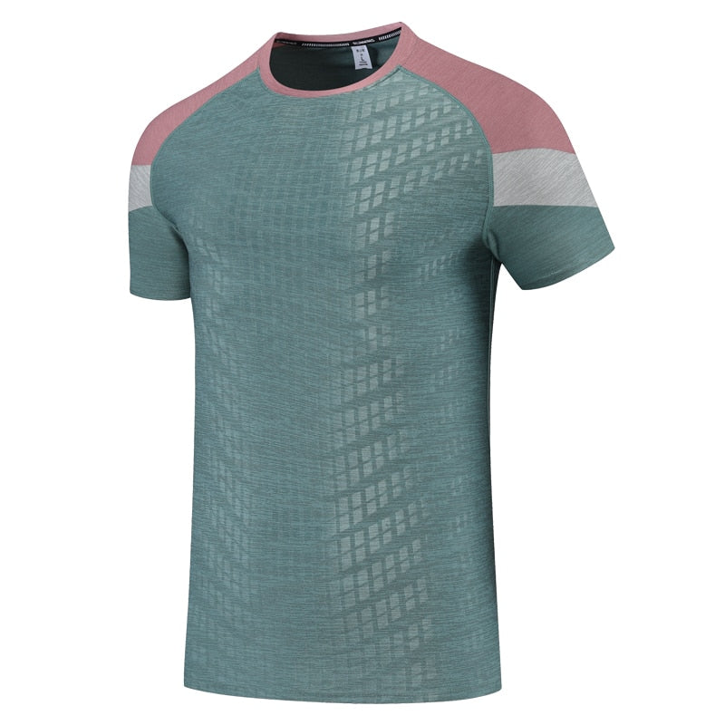 Men Fashion Short Sleeves Bodybuilding Fitness Cool Shirts - activesportslife
