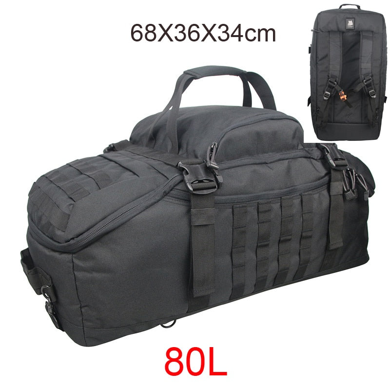 Gym Fitness Bag Camping Trekking Hiking Travel, Waterproof Hunting Bag Assault Military Outdoor Rucksack Tactical Backpack - activesportslife