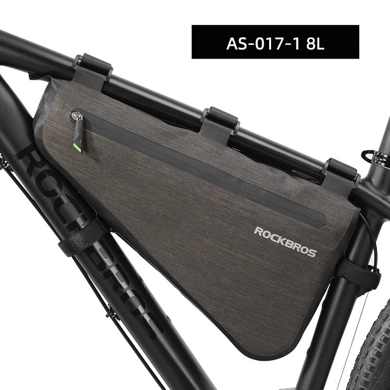 ROCKBROS Bicycle Bags Top Tube Front Frame Bag Waterproof Dirt-resistant Bike Accessories Bags - activesportslife