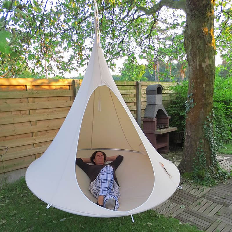Outdoor Camping Waterproof Leisure Hanging Sofa Tent For Multi-person Butterfly Swing Hammock - activesportslife