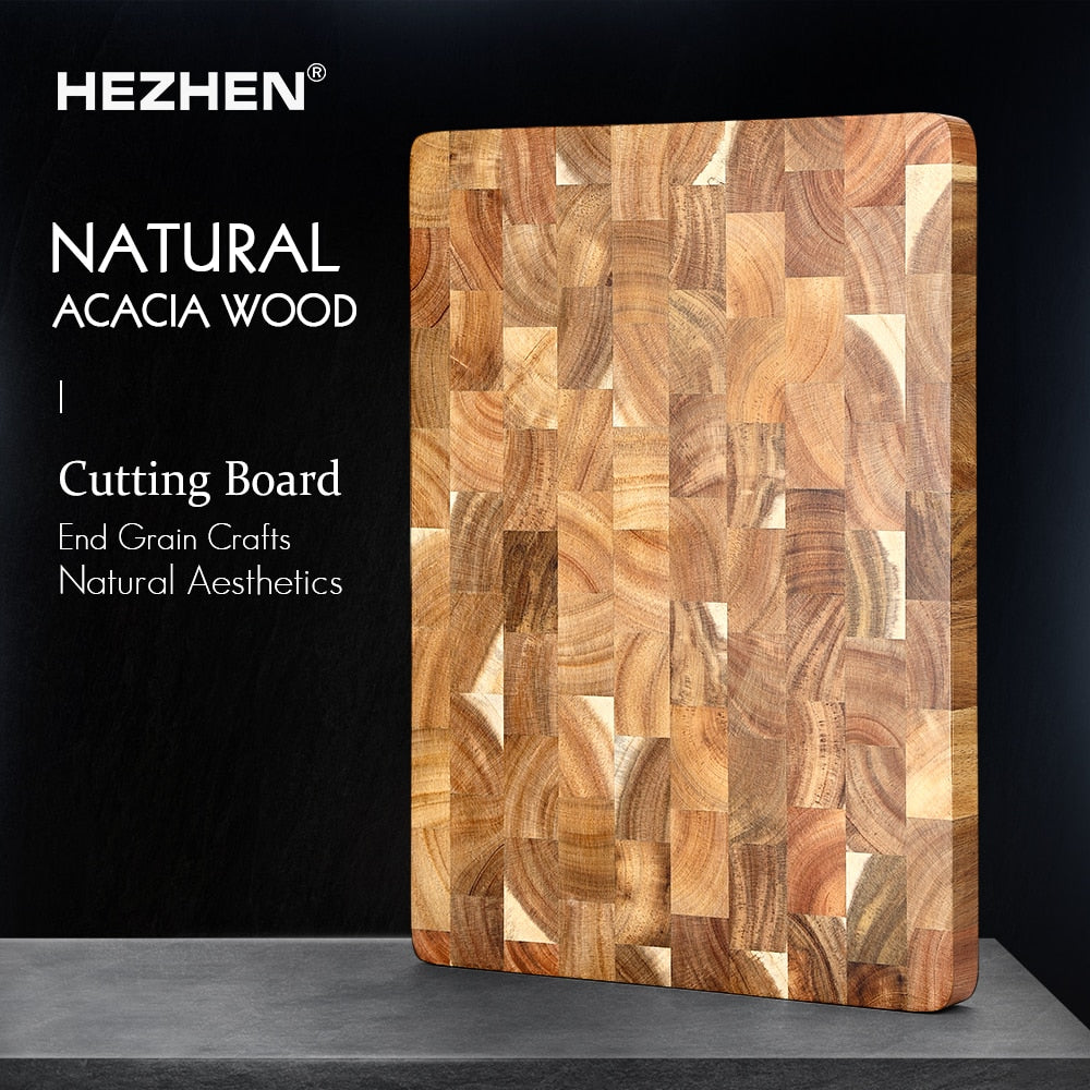 Cutting Board Double-sided Premium Acacia Wood Damp-proof - activesportslife