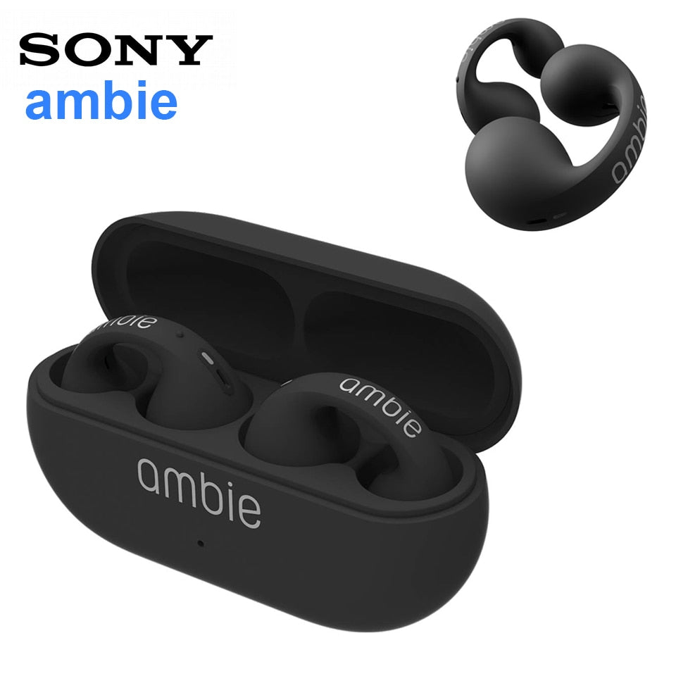 SONY Ambie AM-TW01 Earbuds True Wireless Bluetooth Waterproof Sport Earphones with Mic - activesportslife