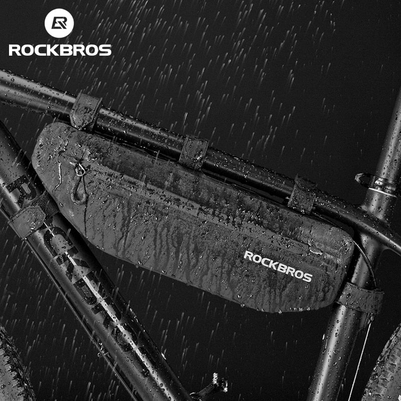 ROCKBROS Bicycle Bags Top Tube Front Frame Bag Waterproof Dirt-resistant Bike Accessories Bags - activesportslife