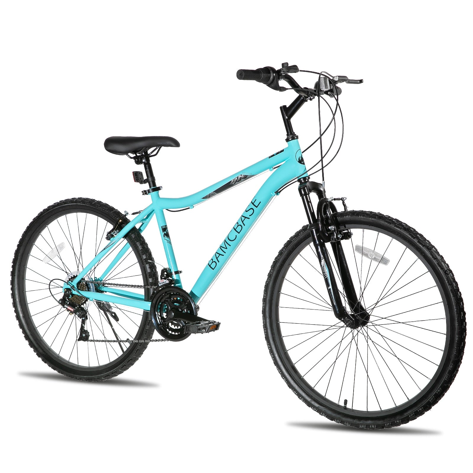 Unisex 26 Inch 21 Speed Twist Shifter Mountain Bike, High-Carbon Steel with Thickened Suspension Fork for Adults - activesportslife