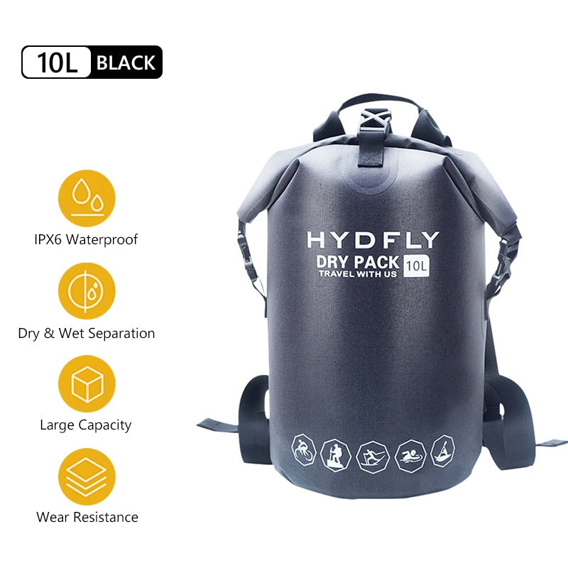 25L 30L Waterproof Dry Swimming Backpack Kayaking Rafting Boating Trekking Sports Bag Travel Gym Storage Rucksack XA189L - activesportslife