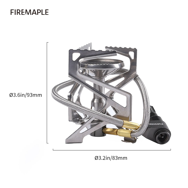 FireMaple Polaris Pressure Regulator Camping Stove Lightweight Outdoor Gas Burner For Camp Use - activesportslife