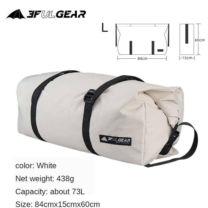 3F UL GEAR 35L-73L Travel Bag Large Capacity 210D Oxford Tote Camping Backpack - activesportslife