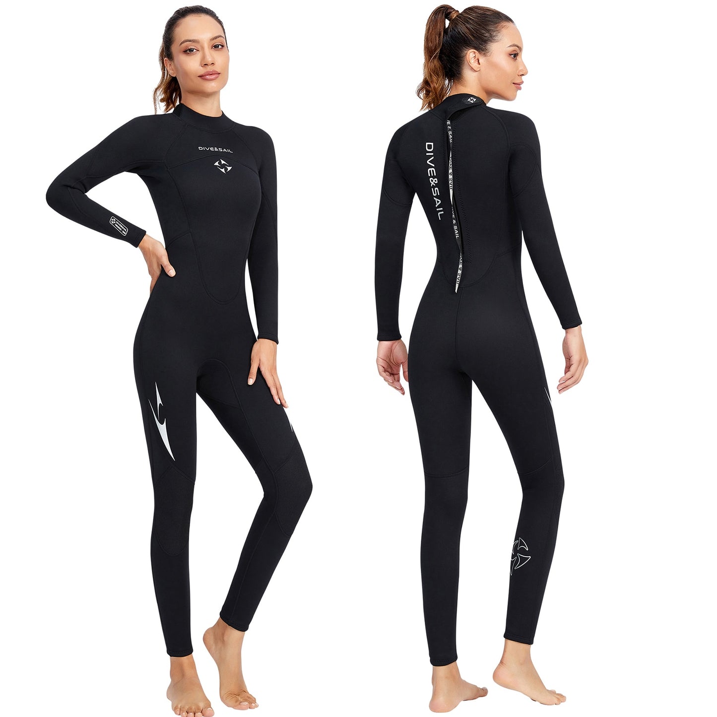 Women Full Body Scuba Dive Wetsuit 3mm Neoprene - activesportslife