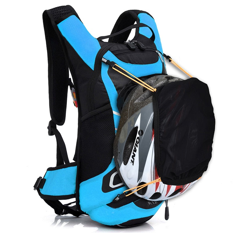 12L Cycling Hydration Backpack Outdoor Sport Night Reflective Backpack With Optional 2L Bladder Water Bag - activesportslife