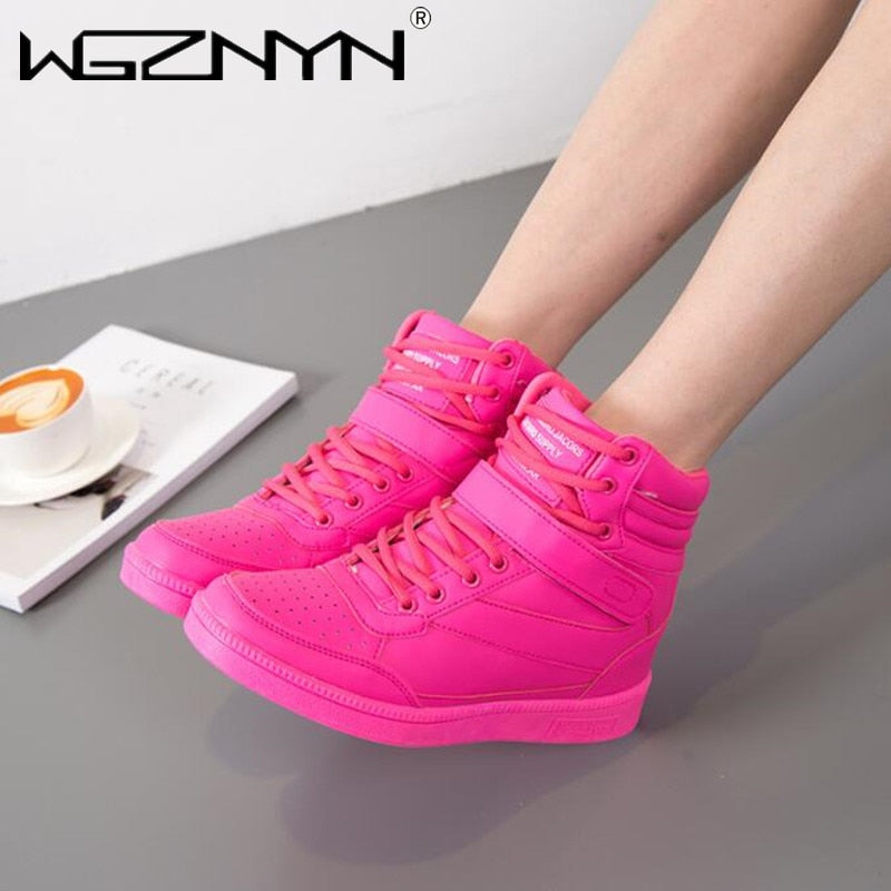 Woman Breathable High Top Boots Sport Shoes - activesportslife