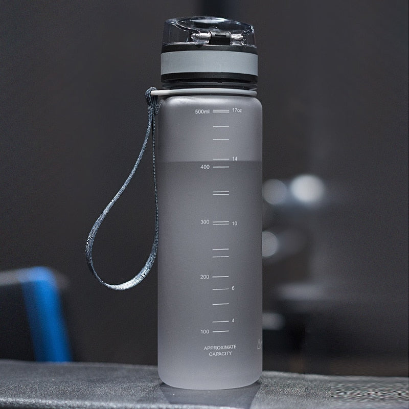 High Quality Water Bottle 500ML 1000ML BPA Free Leak Proof Eco Friendly - activesportslife