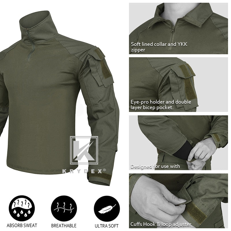 G3 Combat BDU Uniform Set For Hunting Shooting Tactical Camouflage - activesportslife