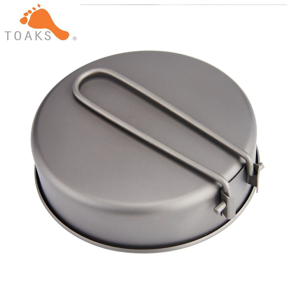 TOAKS TITANIUM FRYING PAN Outdoor Camping Lightweight PAN-115 PAN-130 PAN-145 - activesportslife