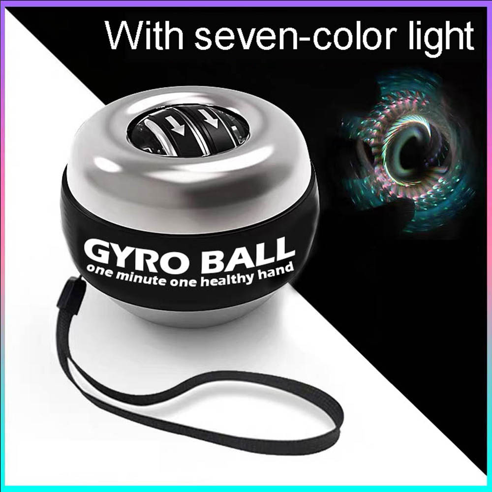 LED Gyroscopic Powerball Wrist Arm Hand Muscle Force Trainer Autostart - activesportslife