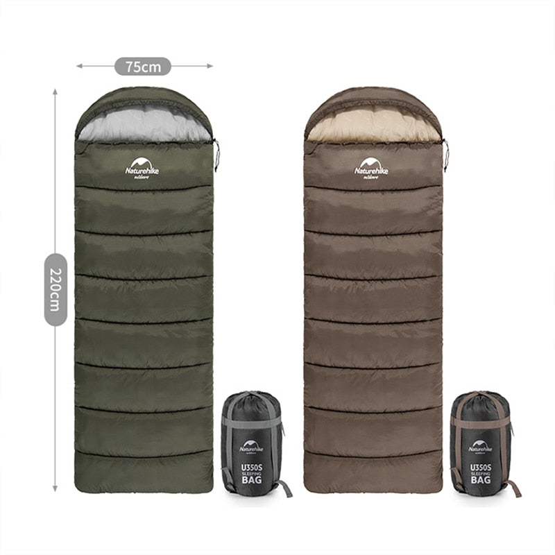 Naturehike Sleeping Bag Ultralight Cotton Sleeping Bag Waterproof Outdoor Camping - activesportslife