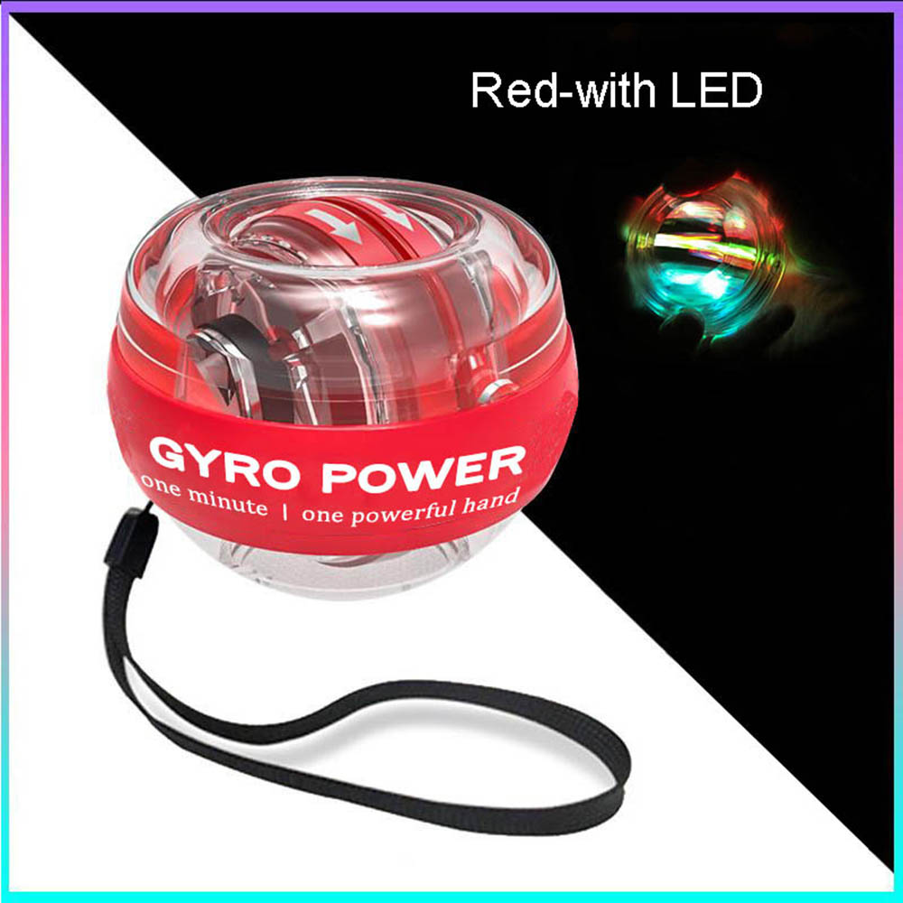 LED Gyroscopic Powerball Wrist Arm Hand Muscle Force Trainer Autostart - activesportslife