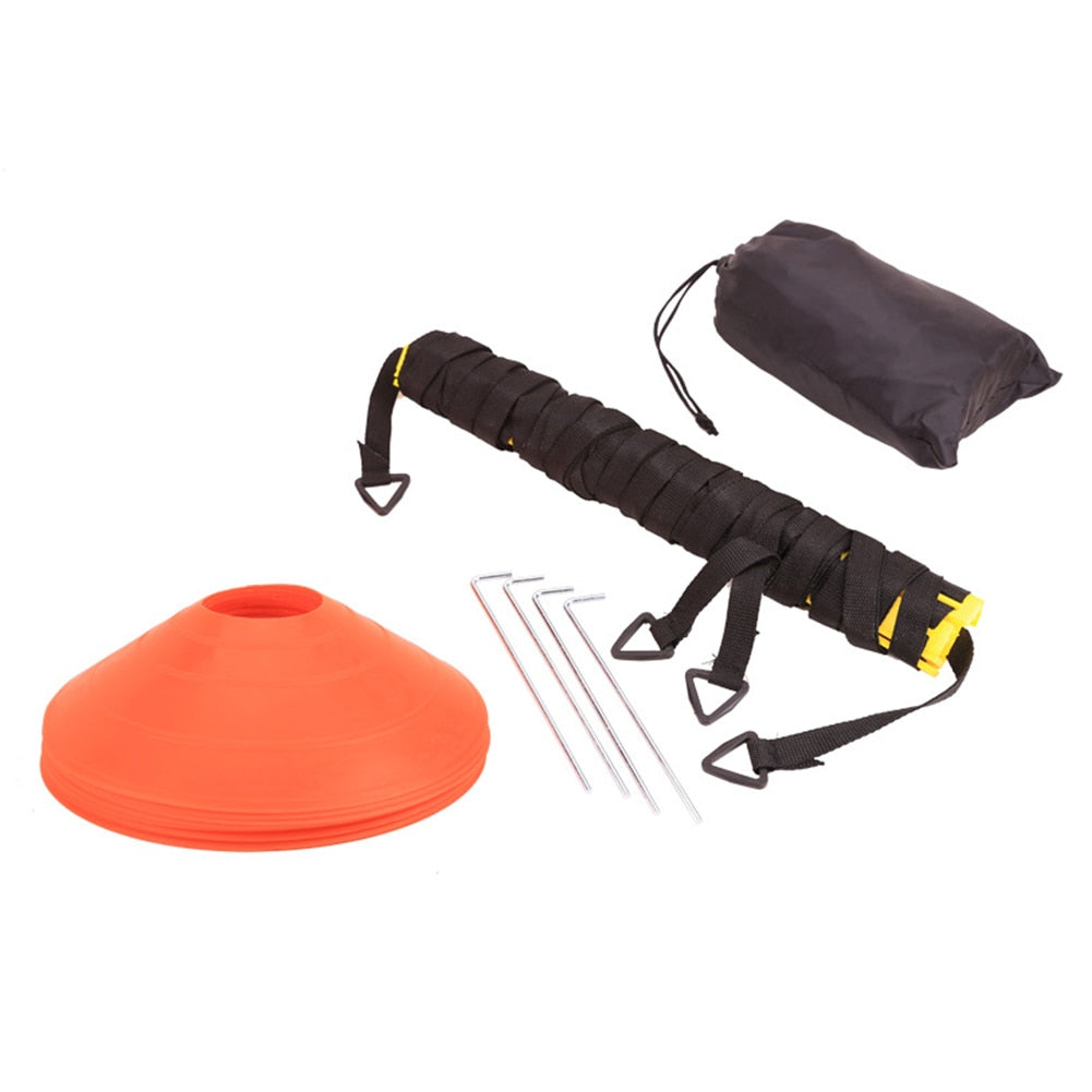 Football/Soccer Speed Agility Ladder Training Kit w/Resistance Parachute Bags - activesportslife