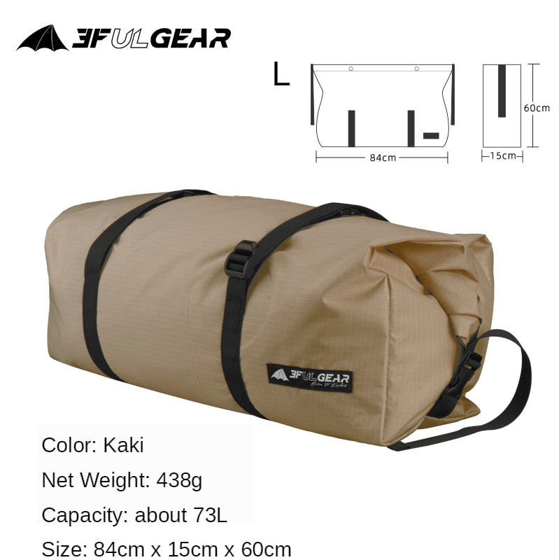 3F UL GEAR 35L-73L Travel Bag Large Capacity 210D Oxford Tote Camping Backpack - activesportslife