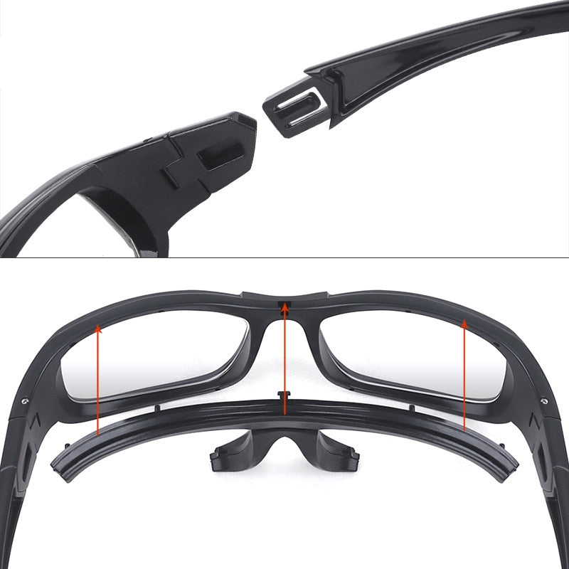 Sport Glasses Basketball, Soccer, Cycling Anti-Collision Goggles Eye Protector - activesportslife