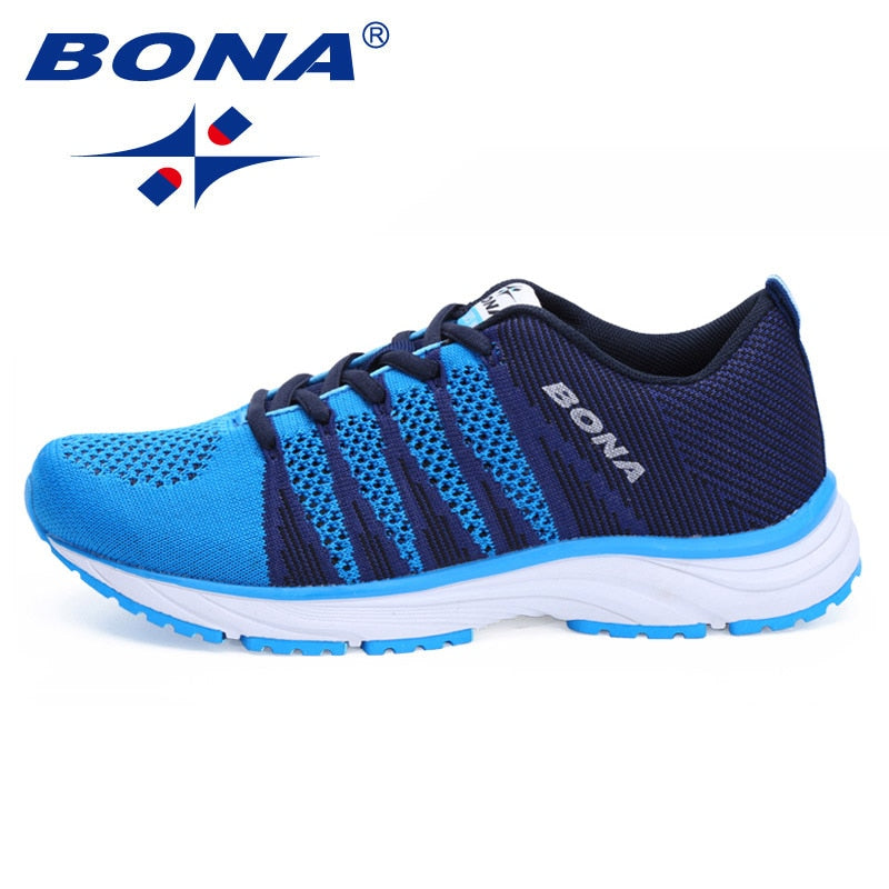 BONA New Style Women Running Shoes Outdoor Walking Jogging Sneakers Lace Up Mesh soft - activesportslife