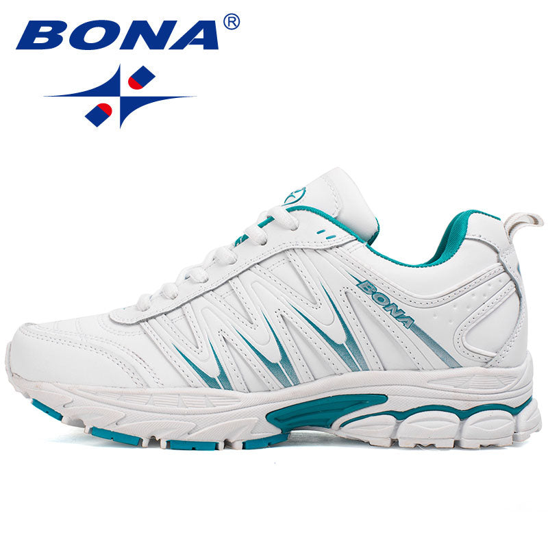 BONA Women Running Shoes Lace Up Jogging Walking Athletic - activesportslife