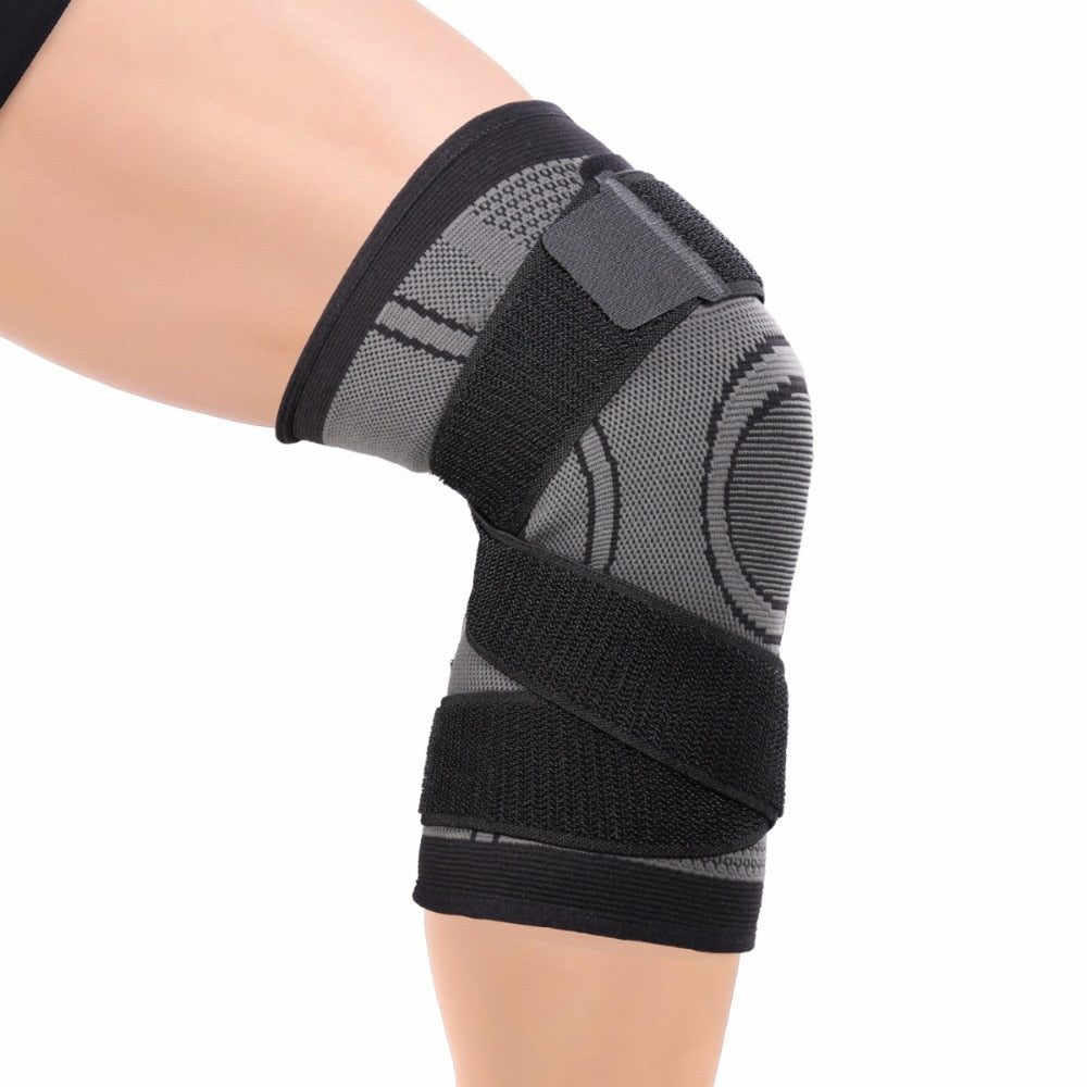 2PCS Sports Knee Pad Pressurized Elastic Knee Pads Brace Protector - activesportslife