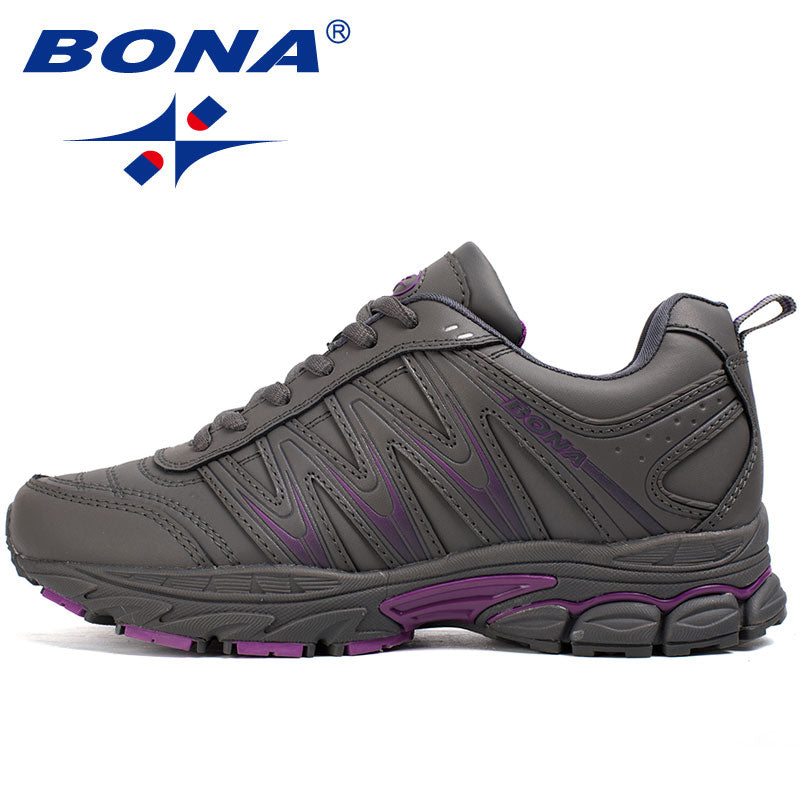 BONA Women Running Shoes Lace Up Jogging Walking Athletic - activesportslife