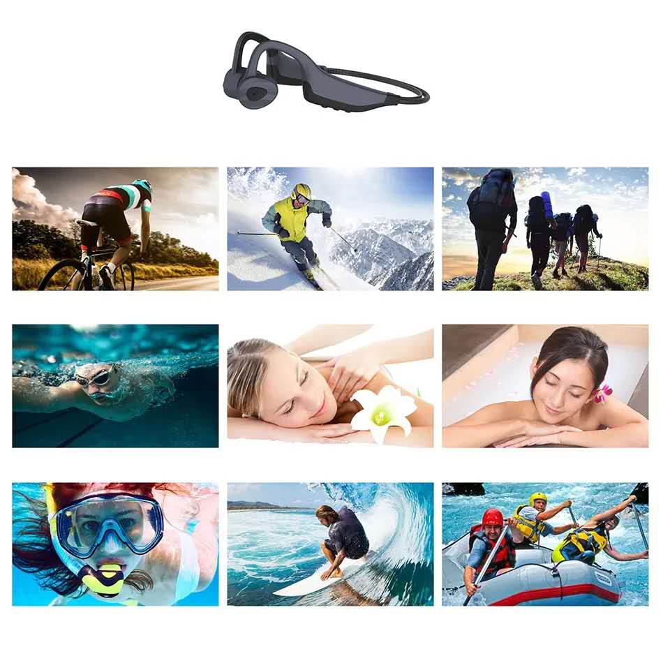 New Swim Headphones Bluetooth Wireless 16GB MP3 Music Player Waterproof Earbuds - activesportslife