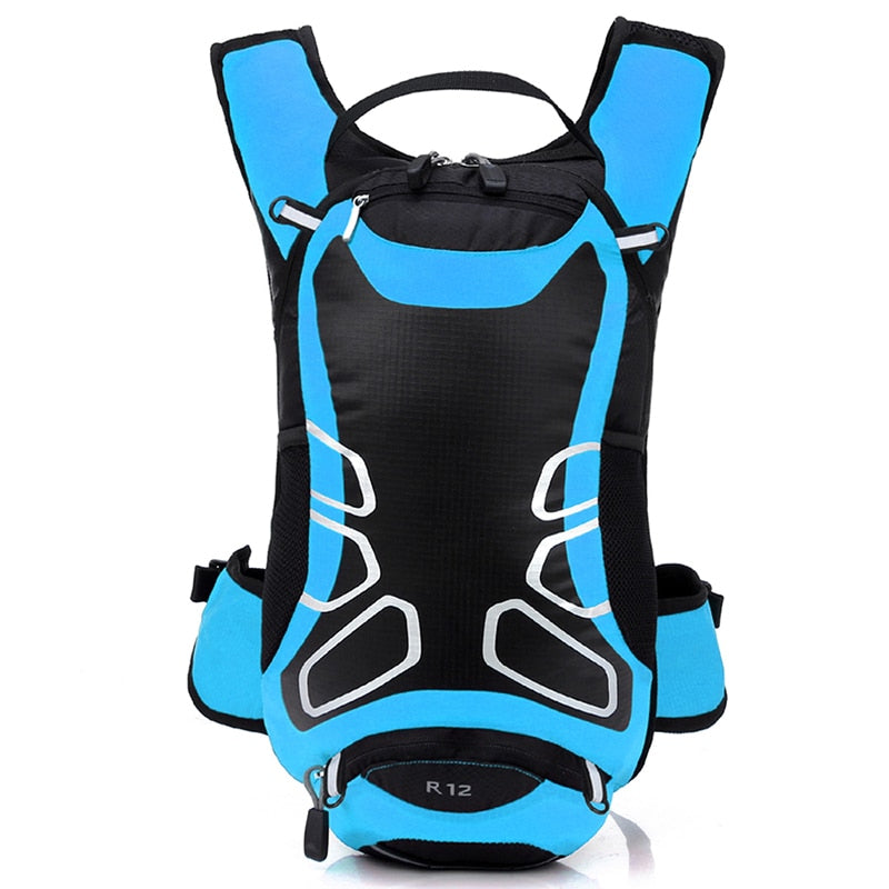 12L Cycling Hydration Backpack Outdoor Sport Night Reflective Backpack With Optional 2L Bladder Water Bag - activesportslife