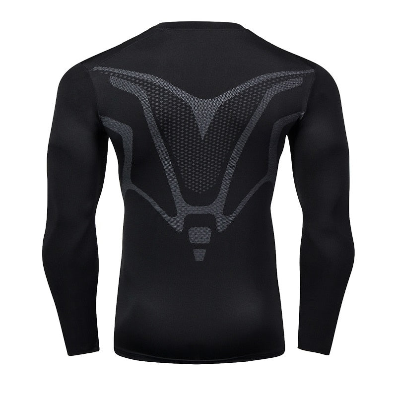 Mens Compression Fitness Tops Quick Dry - activesportslife