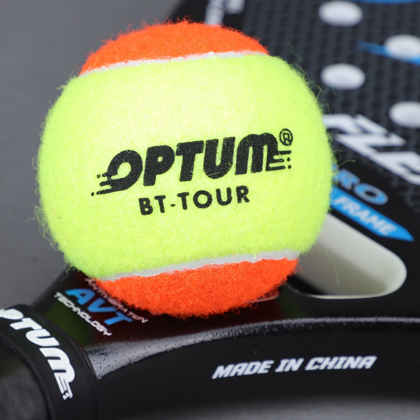 OPTUM BT-TOUR 50% Pressure Beach Tennis Balls 12pcs With Mesh Shoulder Bag - activesportslife