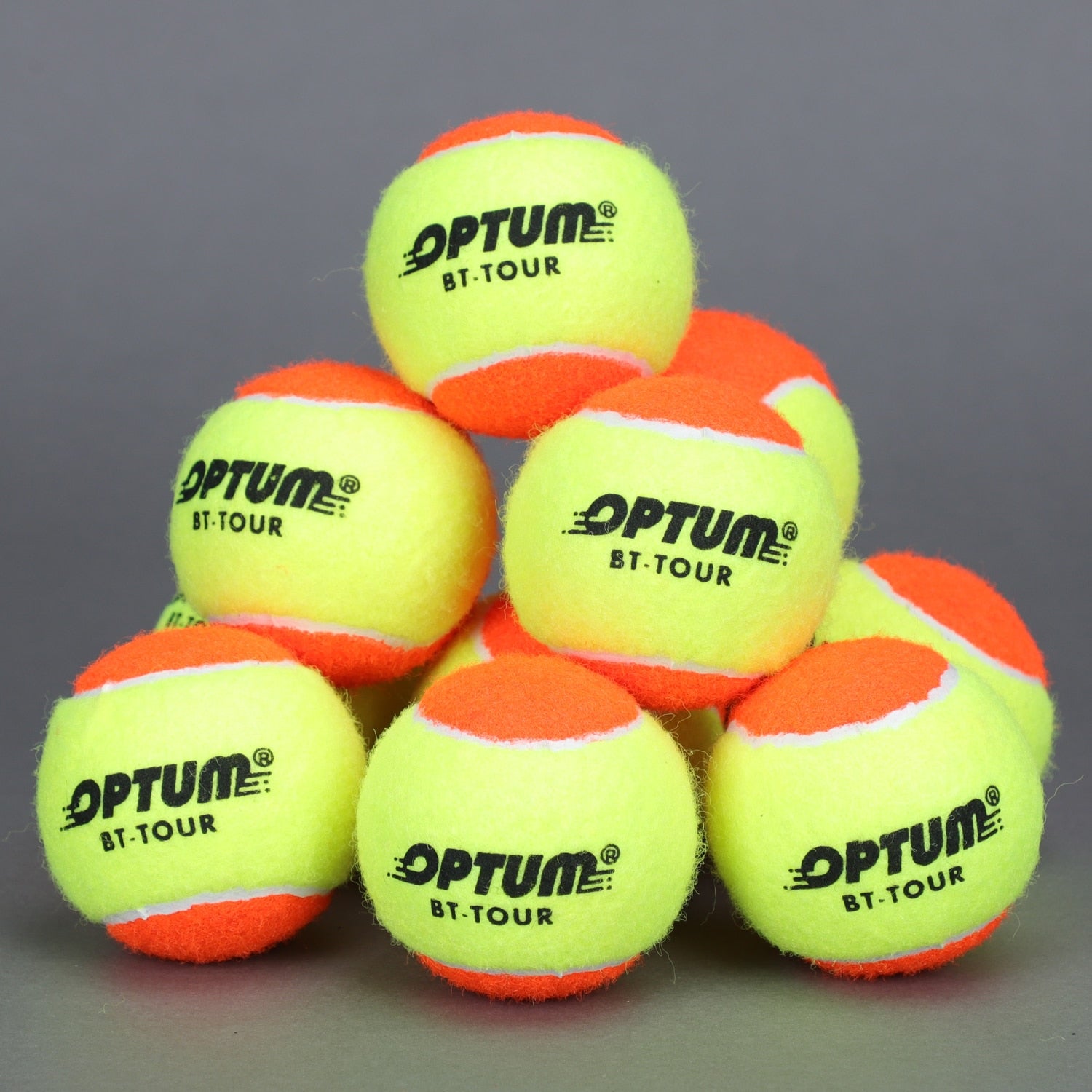 OPTUM BT-TOUR 50% Pressure Beach Tennis Balls 12pcs With Mesh Shoulder Bag - activesportslife