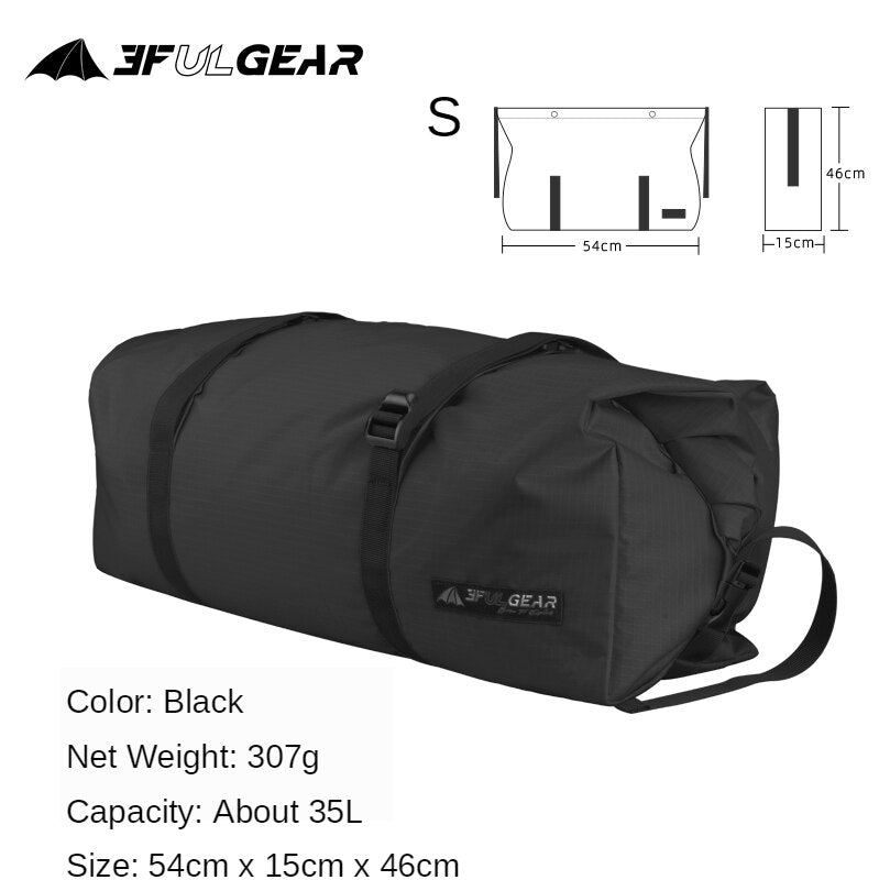 3F UL GEAR 35L-73L Travel Bag Large Capacity 210D Oxford Tote Camping Backpack - activesportslife