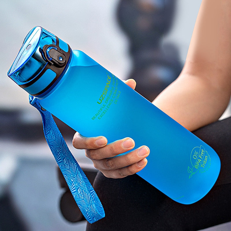 High Quality Water Bottle 500ML 1000ML BPA Free Leak Proof Eco Friendly - activesportslife