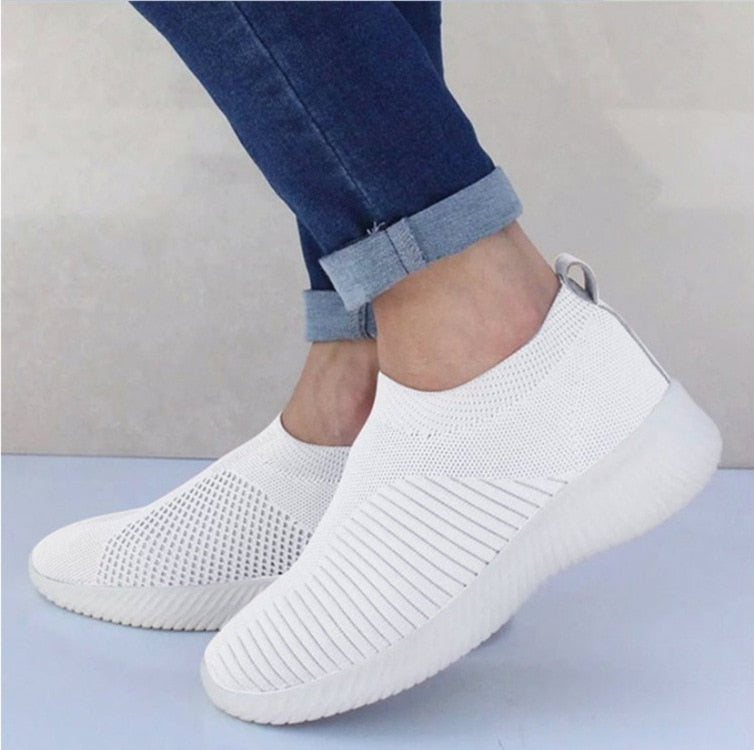 Womens Trendy Mesh Platform Sports Shoes - activesportslife