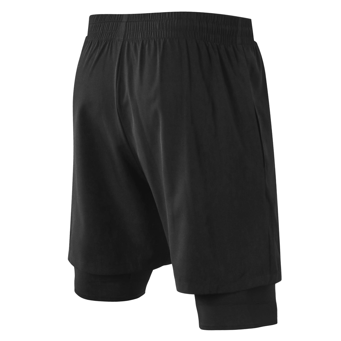 Men 2 in 1 Running Shorts Jogging Gym Fitness, Quick Dry - activesportslife